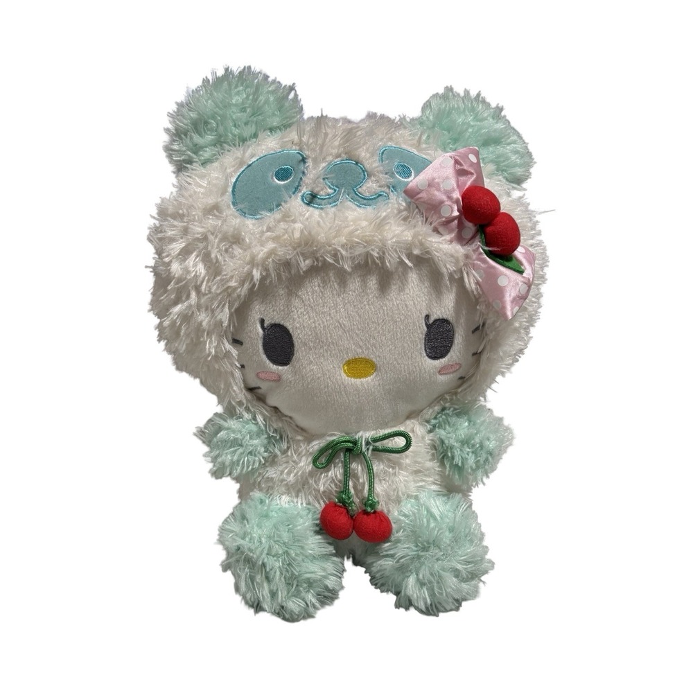 Sanrio Hello Kitty in Panda Costume Mint 6.1 in Plush EUC